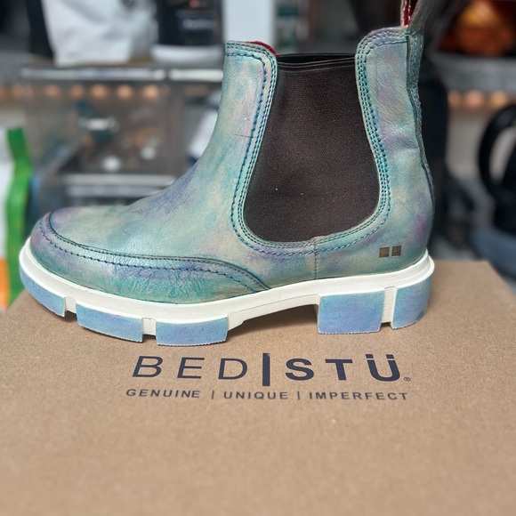 NWT Size 8 Bed Stu Randi Chelsea Boot in color Atlantis - Picture 7 of 15